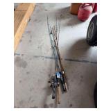 Assorted Fishing Rods and Reels Lot