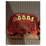 Dodds cast iron seat