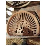P.P.G.O cast iron seat
