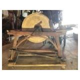 Wooden pedal grindstone