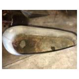 Bathtub with hole