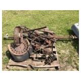 Seeder sprocket, seat, pulley