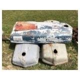 (3) Ford 8N-9N hoods