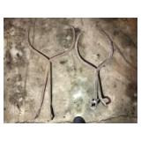 2 ice tongs