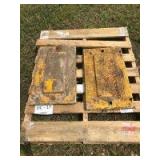 2 Minneapolis Moline front flat weights
