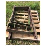 2 John Deere front weight brackets