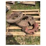 3 John Deere F&H weights