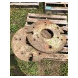 2 unknown wheel weights