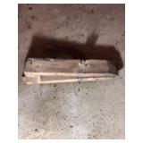 Old wooden tool