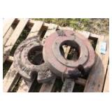 2 Massey wheel weights 241036N1 stamped