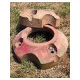 A-B Farmall weights. 6701 DA