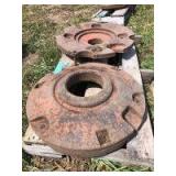 2 Allis Chalmers wheel weights
