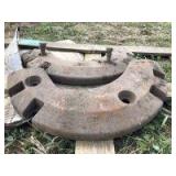 International split wheel weight