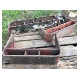 3 Massey Ferguson front weight brackets