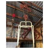 Hay fork, dolly & track. Hudson RA77. Chicago, IL
