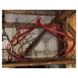 Red trip hay fork
