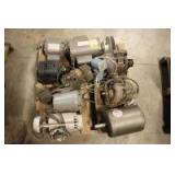Pallet of motors, stepper motors,
