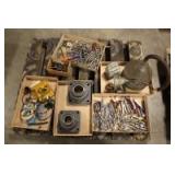 Drills, taps, high speed steel tool bits, deburring tools, router bits, funnels, bearings, wiring kit