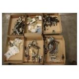 Studs, misc hardware, box of welding lenses