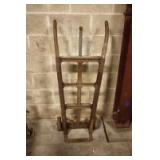 Vintage 2 wheeled cart, double handle
