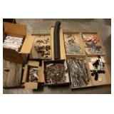 Welding glass, bearings, center drills, adjustable reamers, high speed steel tool bits, bronze sleeves, defroster hose