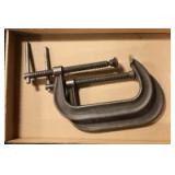 (2) armstrong C clamps 73-406, 6"