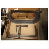 Large wilton C clamp #412, 12",  Bessey F clamp