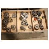 (3) boxes of milling cutters and angle cutters