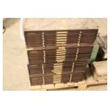 (4) cabinets, (6) drawers each, 23x9x7" tall
