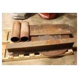 Scrap steel and i beam
