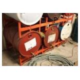 (2) drum racks