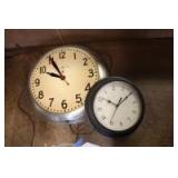 2 wall clocks