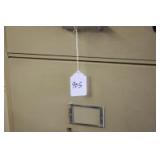 Locking 4 drawer Fireproof cream file cabinet Legal size