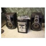 Sharp Stereo System, AM/FM, Cassette, CD, 2 Speakers & Assessories
