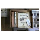 Assorted box of manuals
