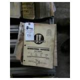 Assorted International Harvester manuals