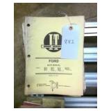 Assorted Ford manuals