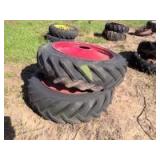 13.6 x 38 tires and rims