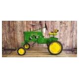 Custom John Deere Model 70 Hi-Crop pedal tractor