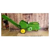 Customized Ertl John Deere Model 20 pedal tractor w/mounted No. 237 corn picker
