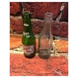 (2) Glass Bottles