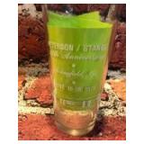 Peterson/Stange 25th Anniversary Glass