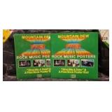 Mt Dew Rock Music Record and Posters