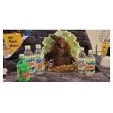 Pepsi "Congo" Cardboard Display and 5 Different Bottles