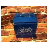 Blue Pepsi Cola Cooler- Metal