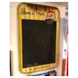 Yellow an White Pepsi Chalkboard-1954