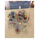 (16) Misc Pepsi Glasses