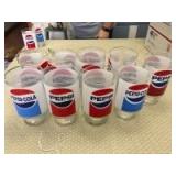 (9) Large Pedestal Glasses