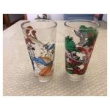 1976 Road Runner & Elmer Fudd Glasses