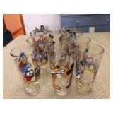 (10) Misc Pepsi Disney Character Glasses